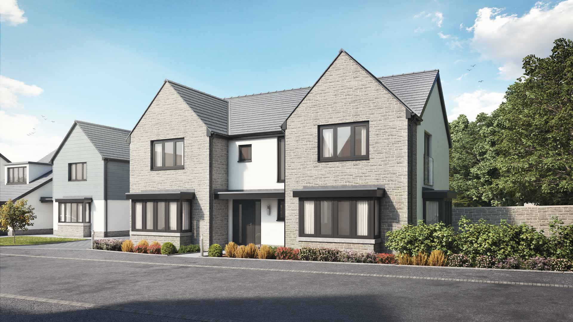 Luxury homes to buy in Mumbles, Caswell, Swansea - The Caernarfon from Westacres