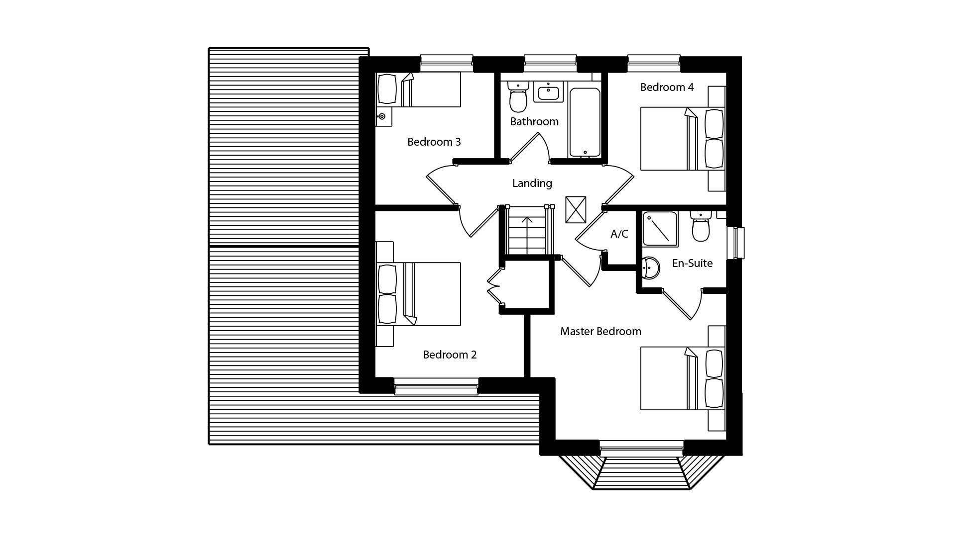 Harlech Floorplan First Floor