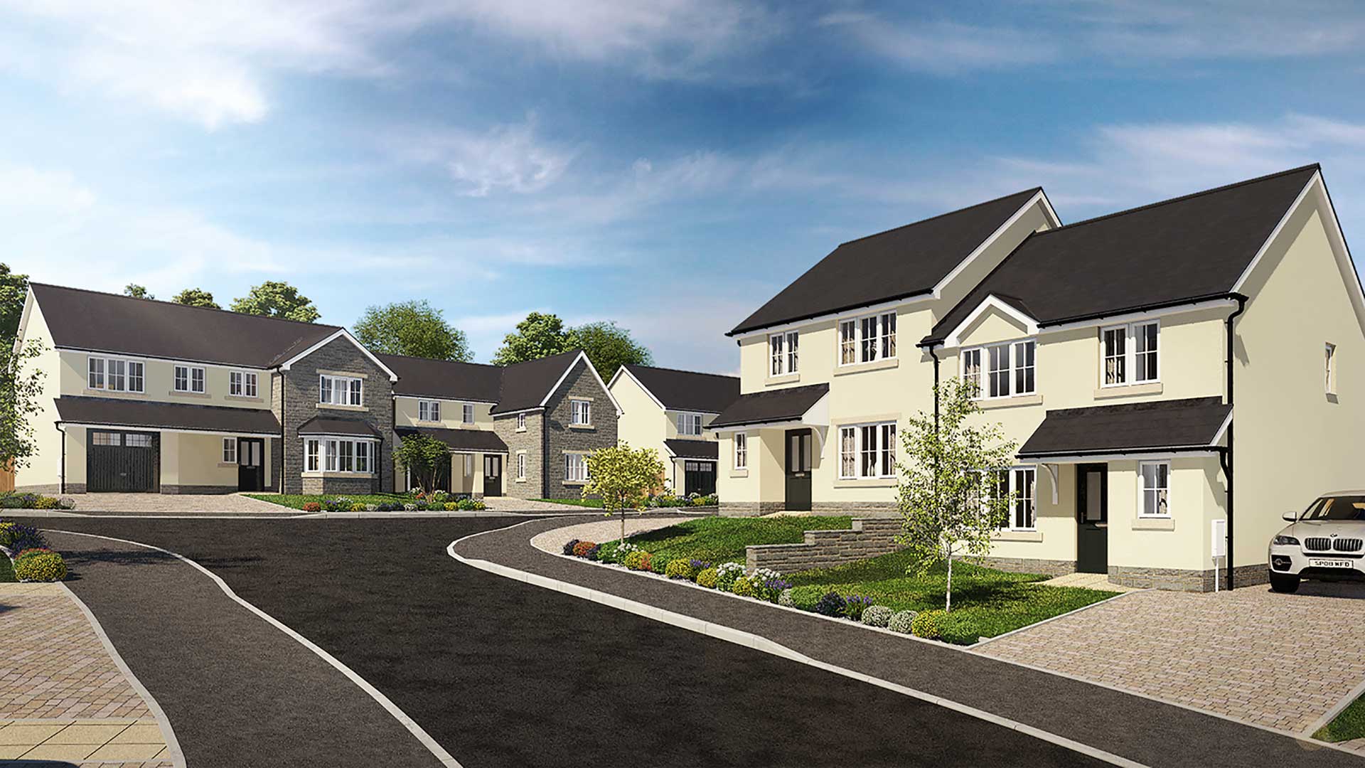 Parc Y Mynydd Street Scene Option 