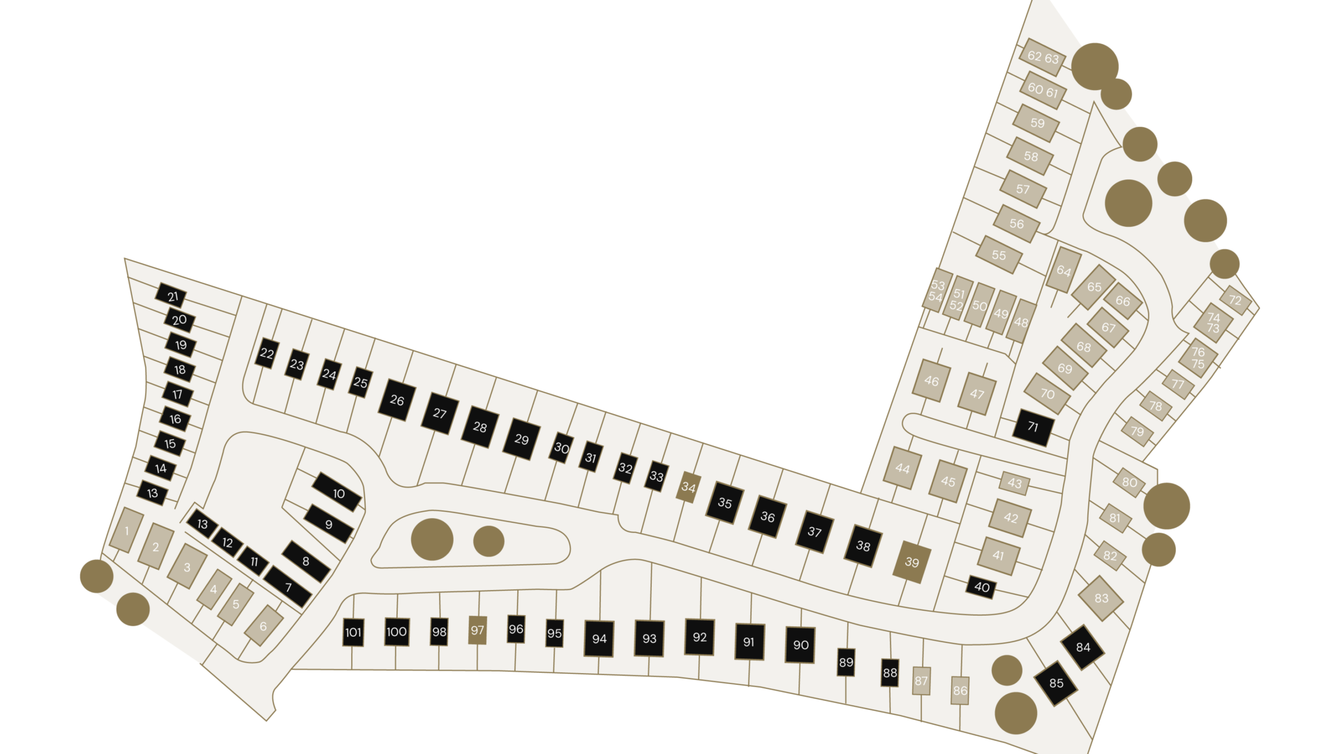 Westacres The Willows Map